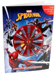 Spider-Man - Maľovanky s voskovkami - kolektiv autorů - Slovenské knihy pro děti Spider-Man - Maľovanky s voskovkami