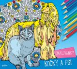 Kočky a psi – omalovánky - kolektiv autorů - Omalovánky zvířata Kočky a psi – omalovánky