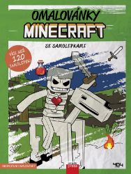Omalovánky Minecraft se samolepkami - kolektiv autorů - Samolepky pro děti Omalovánky Minecraft se samolepkami