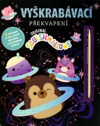 Squishmallows - Vyškrabávací překvapení - kolektiv autorů - Omalovánky a samolepky pro děti Squishmallows - Vyškrabávací překvapení
