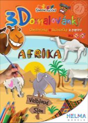 3D omalovánky Afrika 3D omalovánky Afrika