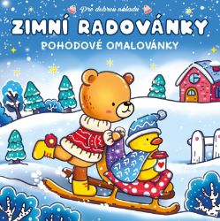Zimní radovánky - neuveden - Omalovánky pro děti Zimní radovánky