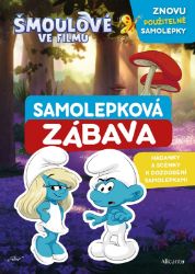 Šmoulové ve filmu – Samolepková zábava - kolektiv autorů - Hádanky, hlavolamy a kvízy pro děti Šmoulové ve filmu – Samolepková zábava