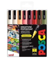 Sada popisovačů PC-3M, AUTUMN, 0,9 - 1,3 mm, mix zemitých tónů (8 ks)