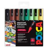 Posca sada popisovačů PC-5M - Earth 1,8 - 2,5 mm (mix zemitých tónů 8 ks) Posca sada popisovačů PC-5M - Earth 1,8 - 2,5 mm (mix zemitých tónů 8 ks)