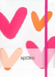 Spoko zápisník Creative velké srdce A5, linkovaný - Bloky, zápisníky Spoko zápisník Creative velké srdce A5, linkovaný
