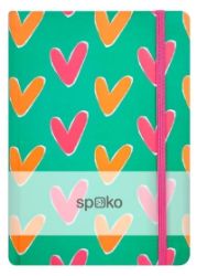 Spoko zápisník Creative malé srdce A5, linkovaný - Bloky a zápisníky do školy Spoko zápisník Creative malé srdce A5, linkovaný