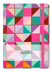 Spoko zápisník Creative barevná mozaika A5, linkovaný - Bloky, zápisníky Spoko zápisník Creative barevná mozaika A5, linkovaný