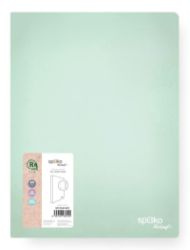 Spoko ReLeaf kroužkový pořadač, 4RO, 35mm, A4 SoftTouch - zelený Spoko ReLeaf kroužkový pořadač, 4RO, 35mm, A4 SoftTouch - zelený