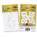 MAGIC papírové šablony na malování DINOSAUŘI