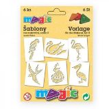 MAGIC papírové šablony na malování PTÁCI - Papíry a čtvrtky MAGIC papírové šablony na malování PTÁCI