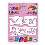 MAGIC papírové šablony na malování BABY - Papíry a čtvrtky MAGIC papírové šablony na malování BABY