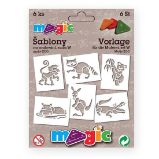 MAGIC papírové šablony na malování ZOO - Papíry a čtvrtky MAGIC papírové šablony na malování ZOO
