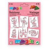 MAGIC papírové šablony na malování POHÁDKA MAGIC papírové šablony na malování POHÁDKA