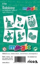 MAGIC papír šablony na malování VELIKONO - Papíry a čtvrtky MAGIC papír šablony na malování VELIKONO