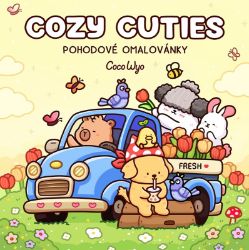 Coco Wyo - Cozy Cuties - kolektiv autorů - Antistresové omalovánky Coco Wyo - Cozy cuties