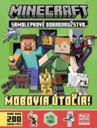 Minecraft - Samolepkové dobrodružstvo - Mobovia útočia! - kolektiv autorů - Slovenské knihy pro děti Minecraft - Samolepkové dobrodružstvo - Mobovia útočia!
