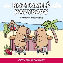 Roztomilé kapybary - COZY omalovánky - neuveden - Omalovánky zvířata Roztomilé kapybary - COZY omalovánky