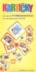 Kartičky pro nácvik vyjmenovaných a s nimi příbuzných slov Kartičky pro nácvik vyjmenovaných a s nimi příbuzných slov