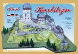Hrad Karlštejn - Stavebnice papírového modelu - Vystřihovánky pro děti Hrad Karlštejn - Stavebnice papírového modelu