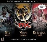 CD Pax 8 & 9 & 10 Bílý had & Noční můra & Draugova oběť (Čte Jan Vondráček) - audiokniha - Asa Larsson,Ingela Korsell - Audioknihy - pro děti Pax 8 & 9 & 10 Bílý had & Noční můra & Draugova oběť - CDmp3 (Čte Jan Vondráček)