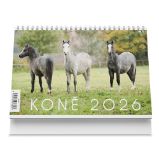 Koně 2026 - stolní kalendář Koně 2026 - stolní kalendář
