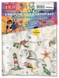 Vybarvovací ubrousky Moře 12 kusů - Kreativní sady a materiály Vybarvovací ubrousky Moře 12 kusů