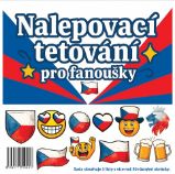 Nalepovací tetování pro fanoušky Nalepovací tetování pro fanoušky