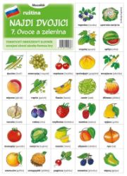 Najdi dvojici - Ruština - 7. Ovoce a zelenina Najdi dvojici - Ruština - 7. Ovoce a zelenina