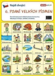 Najdi dvojici - 6. Psaní velkých písmen - kolektiv autorů - Karetní hry Pexeso Najdi dvojici - 6. Psaní velkých písmen