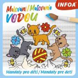 Malování / Maľovanie vodou - Mandaly pro děti / Mandaly pre deti