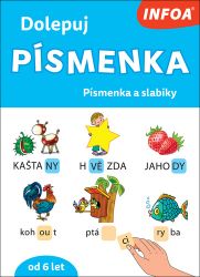 Dolepuj písmenka - Písmenka a slabiky - Samolepky pro děti Dolepuj písmenka - Písmenka a slabiky