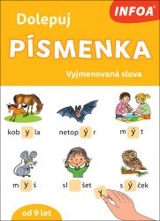 Dolepuj písmenka - Vyjmenovaná slova - Samolepky pro děti Dolepuj písmenka - Vyjmenovaná slova