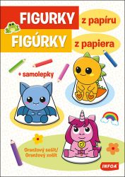 Figurky z papíru - Oranžový sešit / Figúrky z papiera - Oranžový zošit + samolepky Figurky z papíru - Oranžový sešit / Figúrky z papiera - Oranžový zošit + samolepky