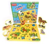 Zvukové puzzle Farma Tablet - vkládačka - Slovenské knihy pro děti Zvukové puzzle Farma Tablet - vkládačka