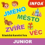 Jméno, město, zvíře, věc - JUNIOR - Krabicová hra Jméno, město, zvíře, věc - JUNIOR - Krabicová hra