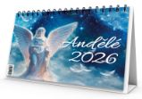 Kalendář 2026 Andělé - stolní - Jitka Saniová - Stolní kalendáře Andělé 2026