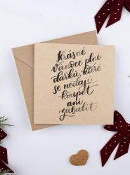 Be Nice vánoční přání -  Krásné Vánoce plné dárků