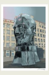 Be Nice EKO Plakát Prague Secrets Franz Kafka A5 - Plakáty Be Nice EKO Plakát Prague Secrets Franz Kafka A5