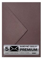 Obálka PREMIUM 5 KS (C6) 114x162 mm Vínová Vintage Obálka PREMIUM 5 KS (C6) 114x162 mm Vínová Vintage