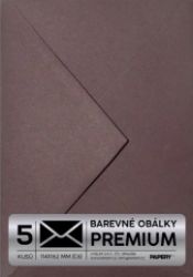 Obálka PREMIUM 5 KS (C6) 114x162 mm Vínová Vintage - Obaly a obálky Obálka PREMIUM 5 KS (C6) 114x162 mm Vínová Vintage