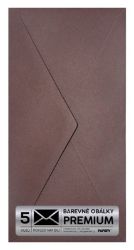 Obálka PREMIUM 5 KS (DL) 110x220 mm Vínová Vintage Obálka PREMIUM 5 KS (DL) 110x220 mm Vínová Vintage