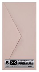 Obálka PREMIUM 5 KS (DL) 110x220 mm Starorůžová Vintage Obálka PREMIUM 5 KS (DL) 110x220 mm Starorůžová Vintage