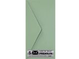 Obálka PREMIUM 5 KS (DL) 110x220 mm Zelená Vintage - Obaly a obálky Obálka PREMIUM 5 KS (DL) 110x220 mm Zelená Vintage