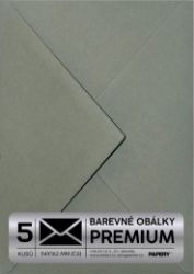 Obálka PREMIUM 5 KS (C6) 114x162 mm Zelená lesní Vintage