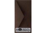 Obálka PREMIUM 5 KS (DL) 110x220 mm Kakaová Vintage Obálka PREMIUM 5 KS (DL) 110x220 mm Kakaová Vintage