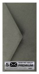 Obálka PREMIUM 5 KS (DL) 110x220 mm Antracitová Vintage Obálka PREMIUM 5 KS (DL) 110x220 mm Antracitová Vintage