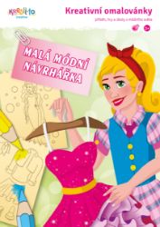 Kreativní omalovánky - Malá modní návrhářka
