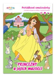 Princezny a jejich mazlíčci - Valentina Montevecchi - Omalovánky princezny Pohádkové omalovánky / Princezny a jejich mazlíčci