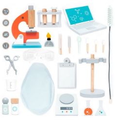Dřevěná laboratorní sada - Hračky pro nejmenší děti Dřevěná laboratorní sada